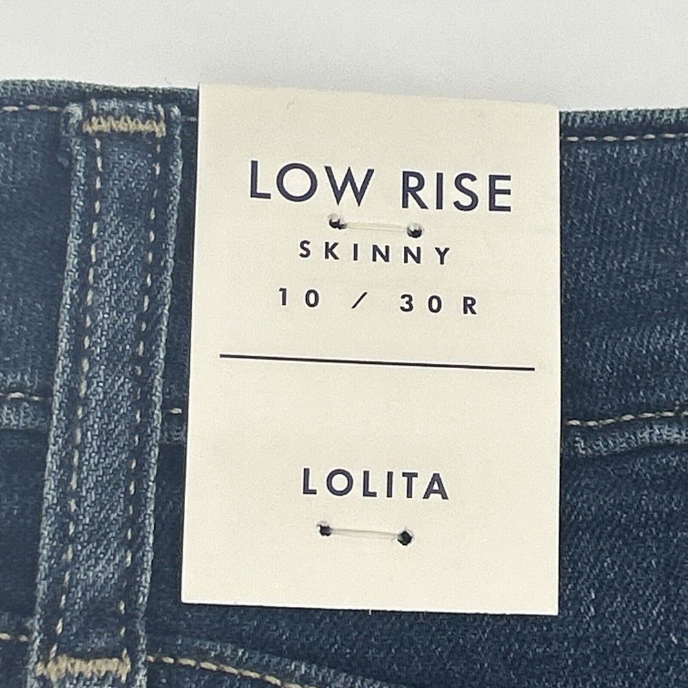 Lucky Brand Jeans Women's 10‎ / 30 Lolita Low Rise Skinny Ankle Stretch Blue NEW - Picture 10 of 16